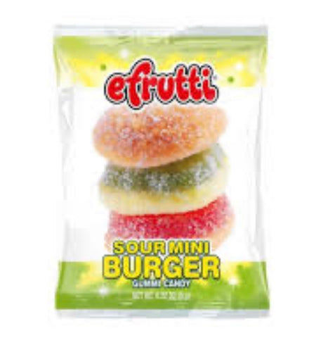 Gummy Sour Mini Burger
