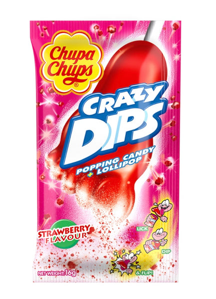 Chupa Chups Grazy Dips Strawberry