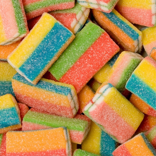 Sour Rainbow Bricks - Briques Arc-en- Ciel Sures